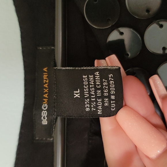 BCBG black halter top - Picture 3 of 4